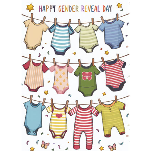 Picture of HAPPY GENDER REVEAL DAY CARD